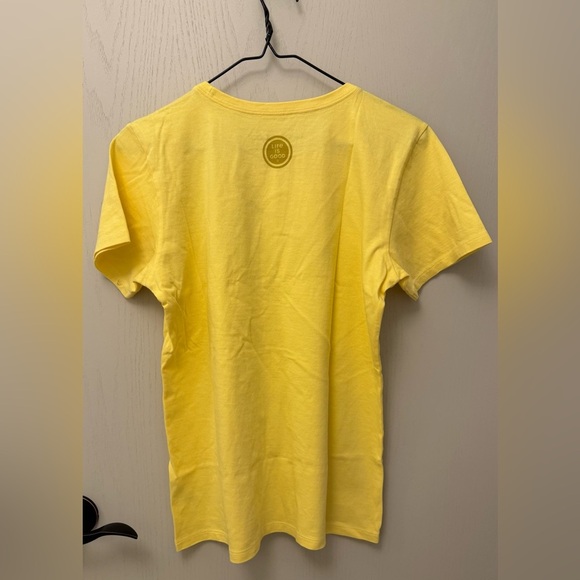 NWT Yellow Life is Good Pontoon Boating Just Add Water Crusher Tee Shirt Size S - Picture 6 of 9